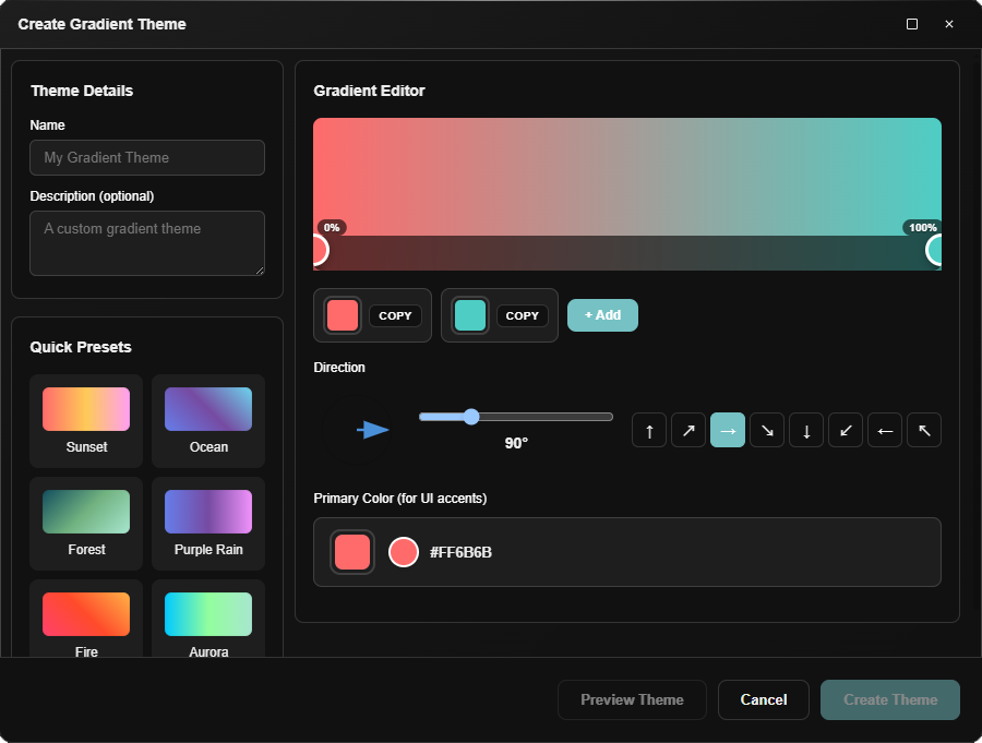 Custom Theme
